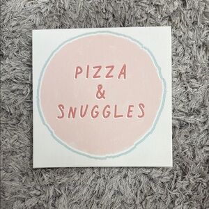 Pizza & Snuggles Wall Art